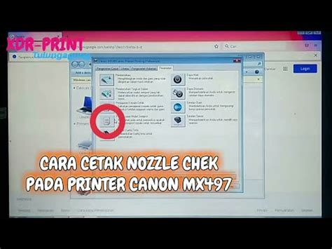 Cara Nozzle Cek Printer Canon Mx Cara Print Nozzle Printer Canon