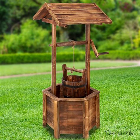 Buy Gardeon Wooden Wishing Well Grays Australia