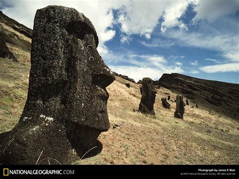 76 Easter Island Wallpaper