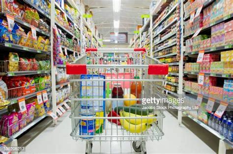 Grocery Store Shopping Carts Photos And Premium High Res Pictures