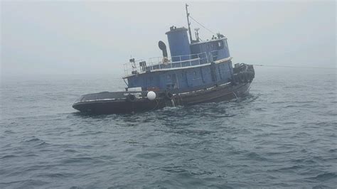 Dvids Images Coast Guard Investigates Tug Collision Monitors