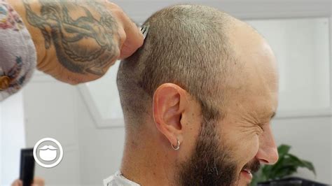Head Shave Transforms Balding Guys Look Youtube