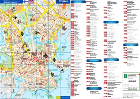 Helsinki Tourist Map