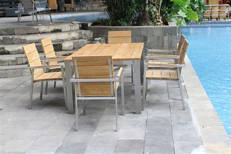 Industrial Chic Outdoor Dining Furniture Completehome