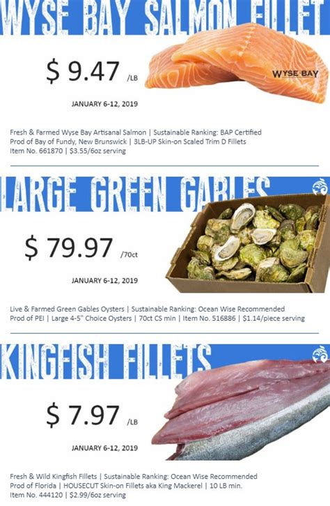 Food safety net services 2343 verlin rd green bay wi 54311. a fresh catch feature fish seafood January 6-12, 2018 ...