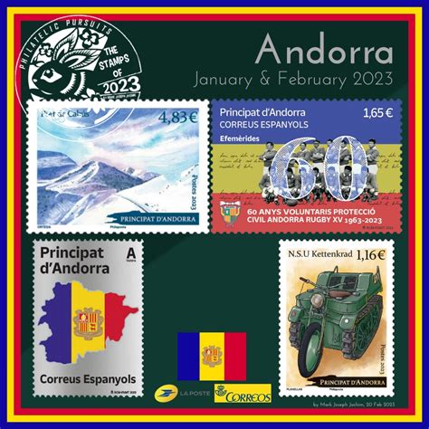 Stamps Of 2023 Andorra January 2023 Mark Joseph Jochim