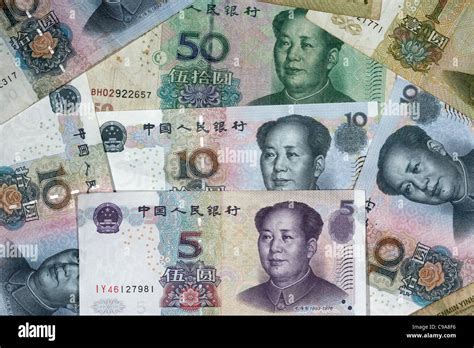 Chinese Renminbi Rmb Banknotes Stock Photo Alamy