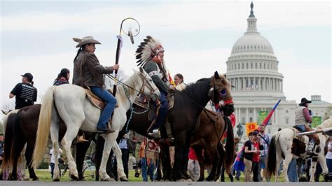 Keystone Xl Pipeline Protesters Gather In Washington Cbc News