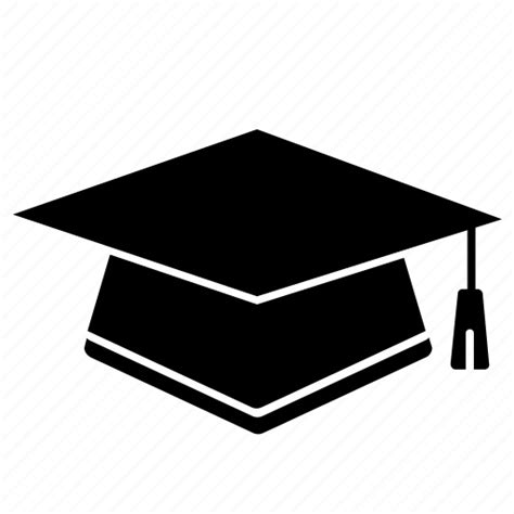 Education Graduates Graduation Hats Learning Success Wear Icon
