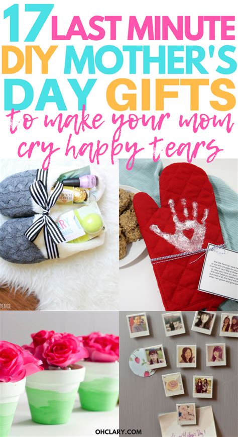 Awesome homemade birthday gifts for you to make, including fabulous gift ideas for milestone birthdays. 17 DIY Mother's Day Crafts - Easy Handmade Mother's Day ...