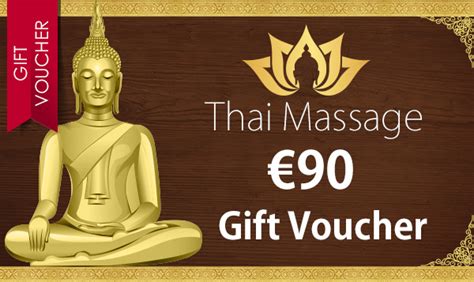 Thai Massage 90 Gift Voucher Thai Massage Dublin