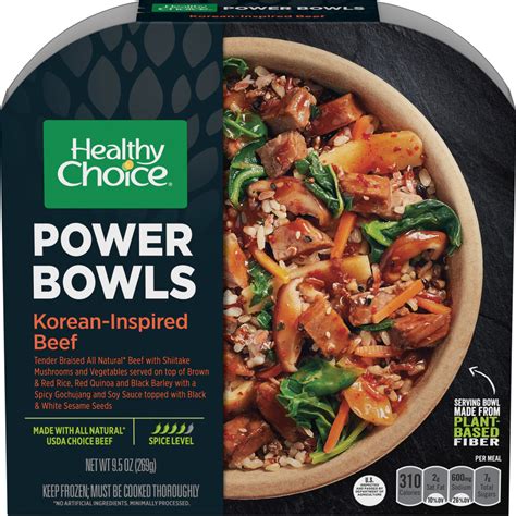 HEALTHY CHOICE Power Bowls Korean Barbeque Beef | Conagra ...