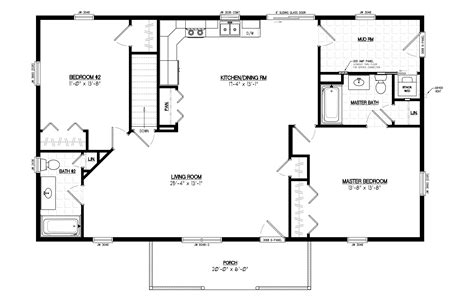 One Level Cabin Floor Plans Floorplans Click