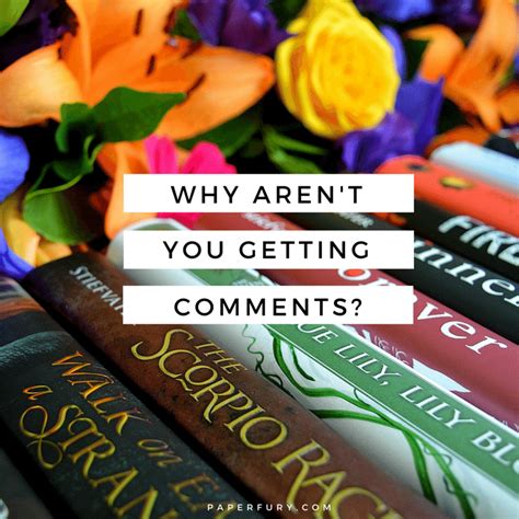 Why Arent You Getting Comments On Your Book Blog