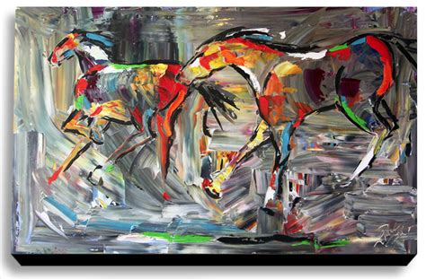 Artists Of Texas Contemporary Paintings And Art Abstract Horse