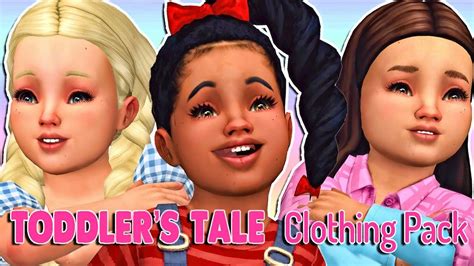 The Sims 4 Toddlers Tale Clothing Pack Full Cc List Sims 4 Toddler