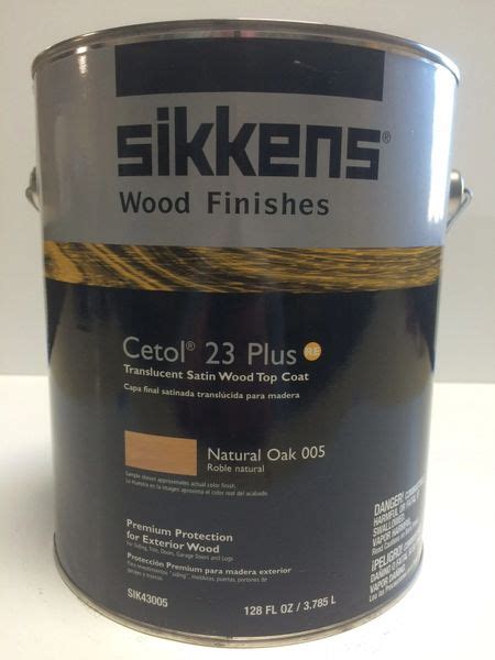 Sikkens Proluxe Cetol 23 Plus 005 Natural Oak Exterior Stain Gall
