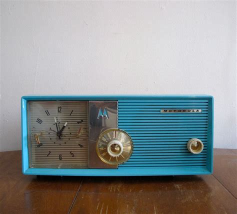 Vintage 1950s Aqua Motorola Radio Etsy