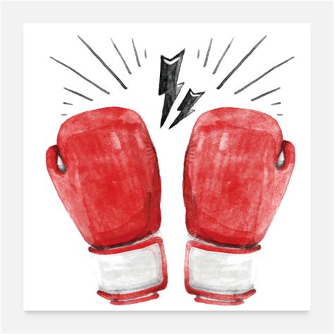 Boxing Gloves Posters Unique Designs Spreadshirt