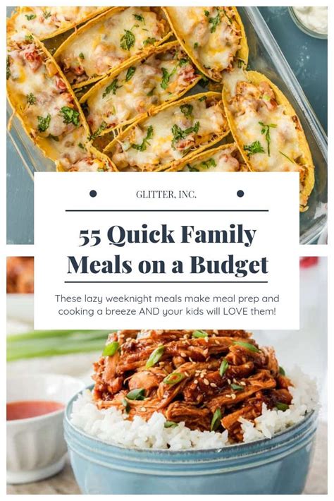 Delicious Quick Family Meals On A Budget | Quick family ...