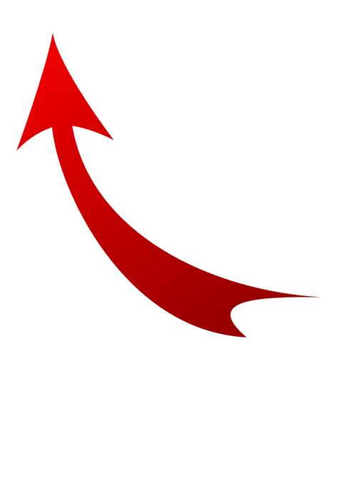 Curved Up Arrow Png Transparent Background Free Download 12456