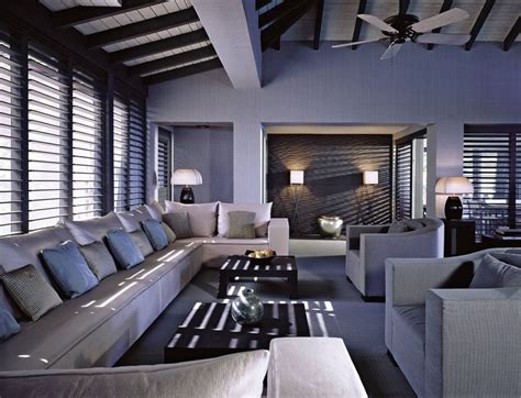 Modern Living Room By Giorgio Armani In Antigua Inside Celebrity Homes