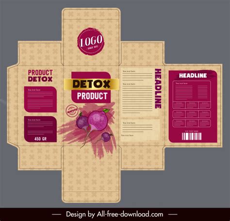 Box Packaging Design Templates Free Vector Download 29305 Free Vector