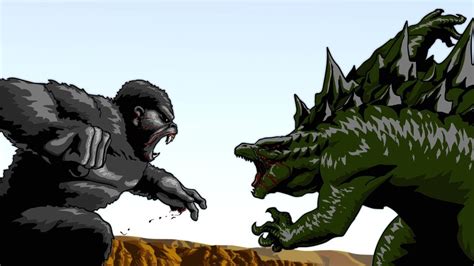 Godzilla Versus King Kong Cartoon Video