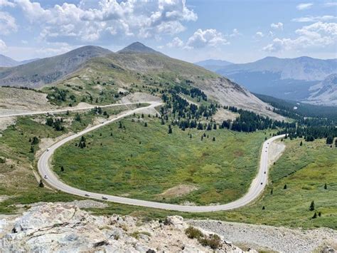 A Scenic Drive On Cottonwood Pass Of Colorado Trails Views And Map
