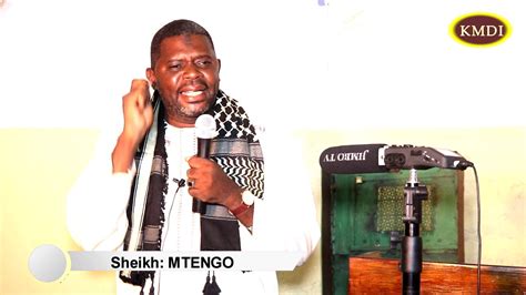 Sheikh Mtengo Msikiti Wa Bwana Mtume Saw Youtube
