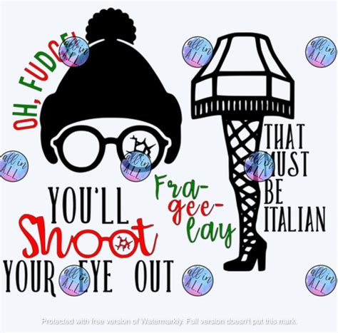 A Christmas Story SVG Bundle 3 in 1 Designs | Etsy