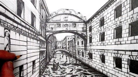 Learn How To Draw Using 1 Point Perspective In This Narrated Pencil