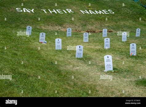 minneapolis minnesota say their name cemetery has 100 headstones representing african