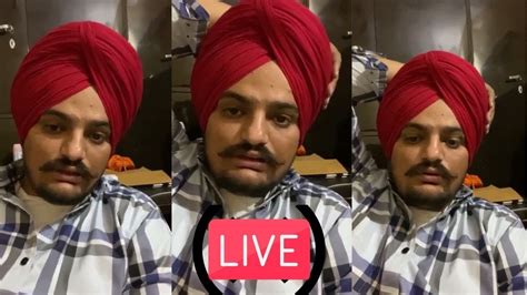 Sidhu Moose Wala On Instagram Live Stream With Fans Part 5 Youtube