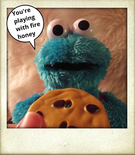 Cookie Monster Gets Serious