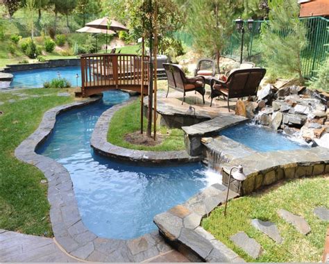 Did you know that you might be able to get your own version of the lazy river in your own backyard? Residential Lazy River Pool Designs - 1500+ Trend Home ...