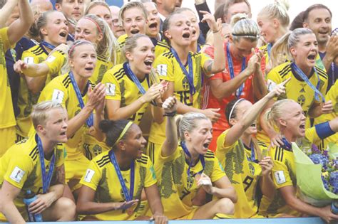 Football Womens World Cup Sweden Clinch Third Place