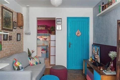 42 Ideias De Salas Pequenas Para Você Se Inspirar Revestindo A Casa