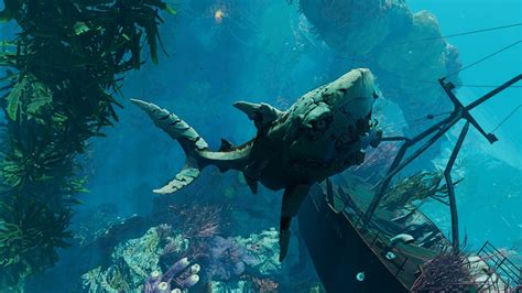 Maneater Shark Ship Deep Sea 4k Wallpapers Hd Wallpapers