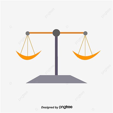 Balance Scales Fair And Just Cartoon Png Transparent
