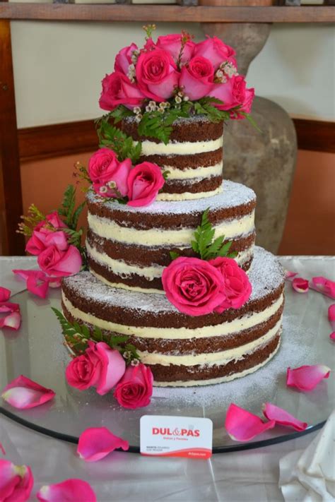Naked Cake Como Torta Matrimonio Aceptas