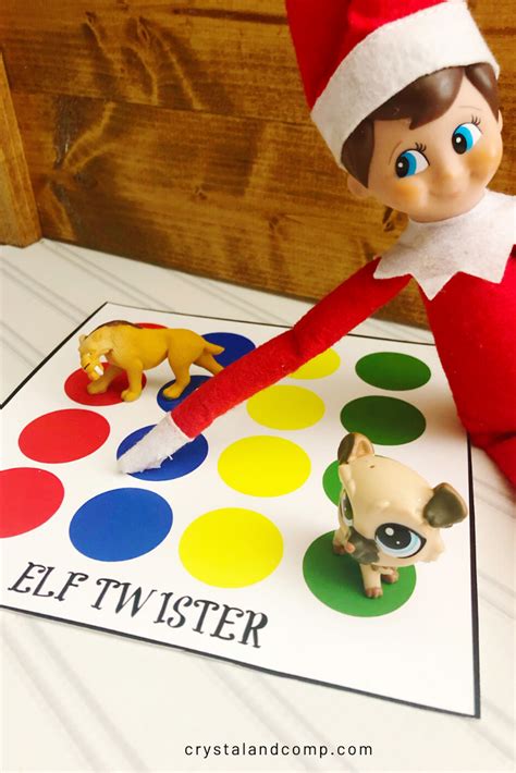Elf On The Shelf Twister Free Printable