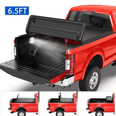 Mostplus Quad Fold Tonneau Soft Cover Truck Bed Compatible For 07 13
