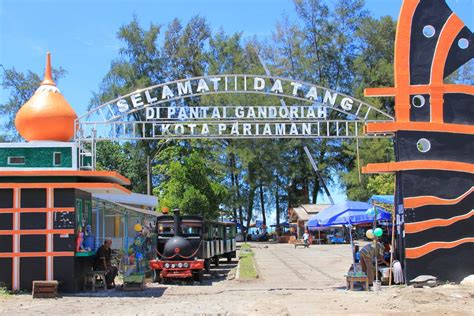 Pantai Gandoriah Primadona Wisata Masyarakat Pariaman Indonesia Kaya
