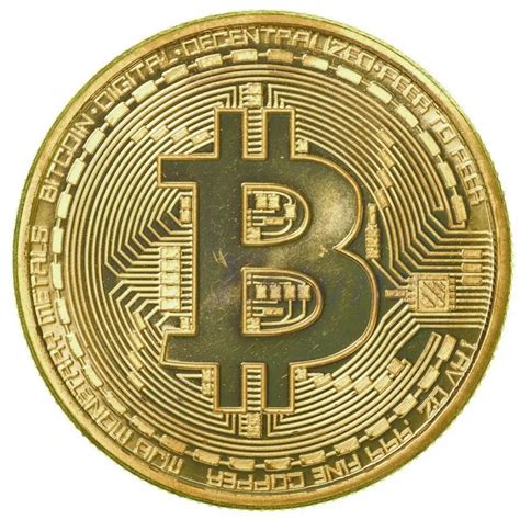 1 X Gold Plated Bitcoin Coin Collectible Btc Coin Art Collection T