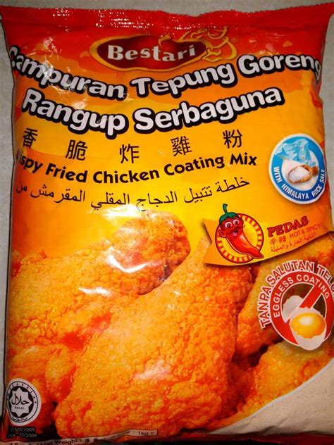 Resep ayam goreng crispy alias ayam kriuk merupakan perbaduan ayam dan pelapis kriuknya. Gambar google - Tepung Serbaguna Bestari perisa pedas