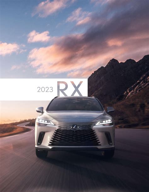 2023 Lexus Rx Pre Order Guidebrochure Lexus Rx Forum