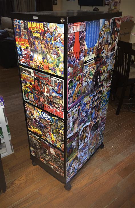 Comic Book Filing Cabinet Storage
