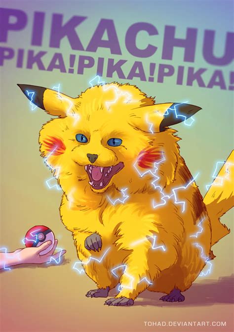 Pikachu Badass By Tohad On Deviantart