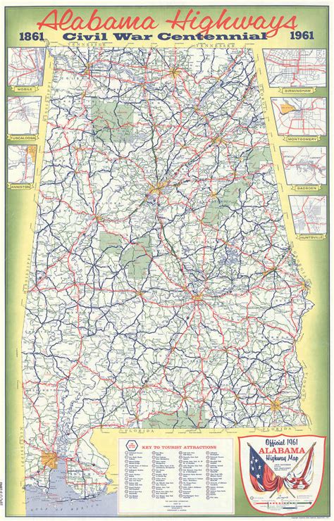 Road Map Of Alabama Highways Images And Photos Finder